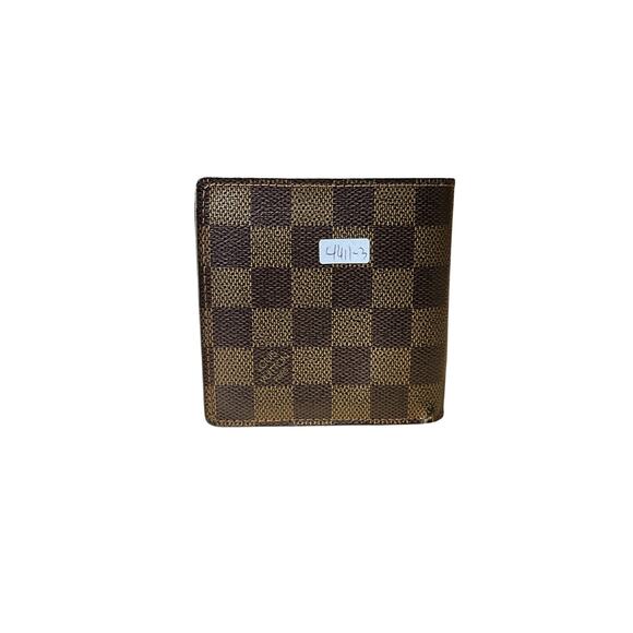 695. Louis Vuitton Damier Ebene Leather Wallet - Picture 2 of 11